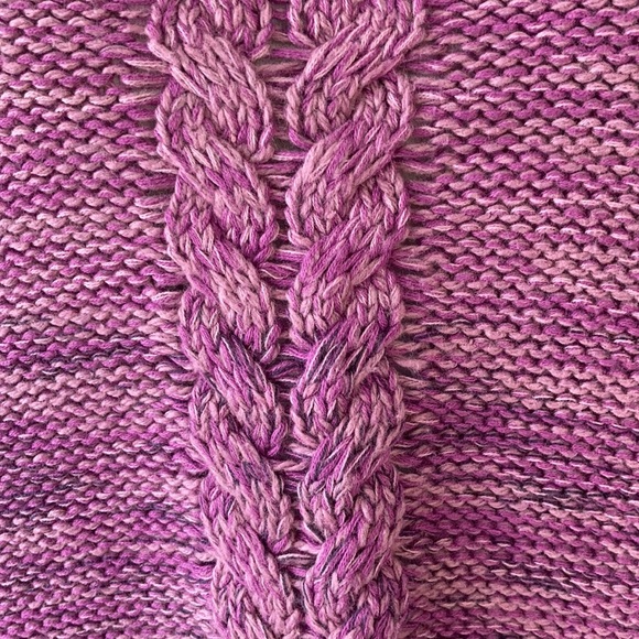 💕 NWT Macys Purple Lilac Ombre Knit Pullover Sweater - Picture 6 of 16